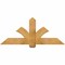 Ekena Millwork Redmond Rough Sawn Timber Gable Bracket, Western Red Cedar, 60"W x 25"H x 4"D x 6"F, 10/12 Pitch GBW060X25X0406RED00RWR - alternate 1